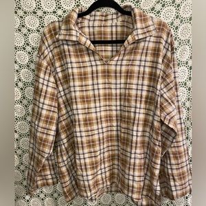 Soft Flannel Shirt/Sweater